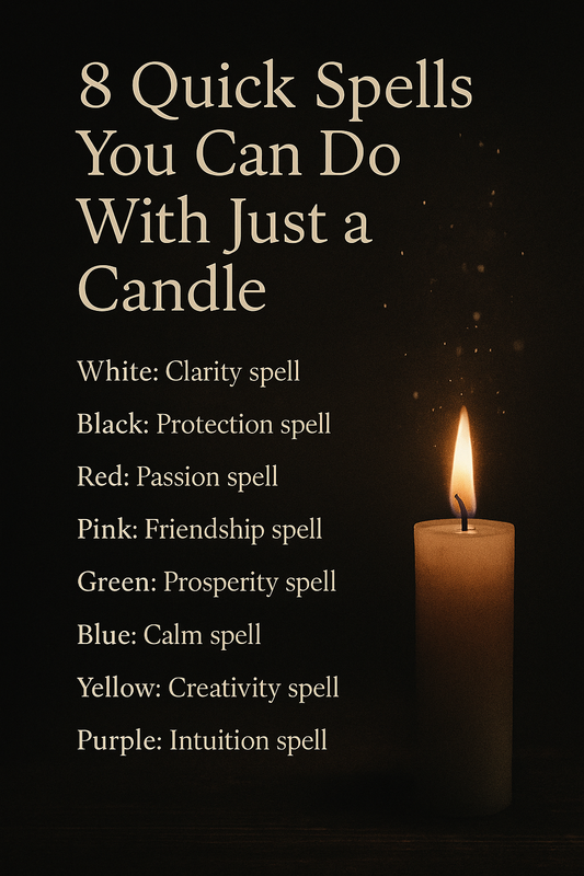 8 Short Candle Magic Spells for Everyday Life