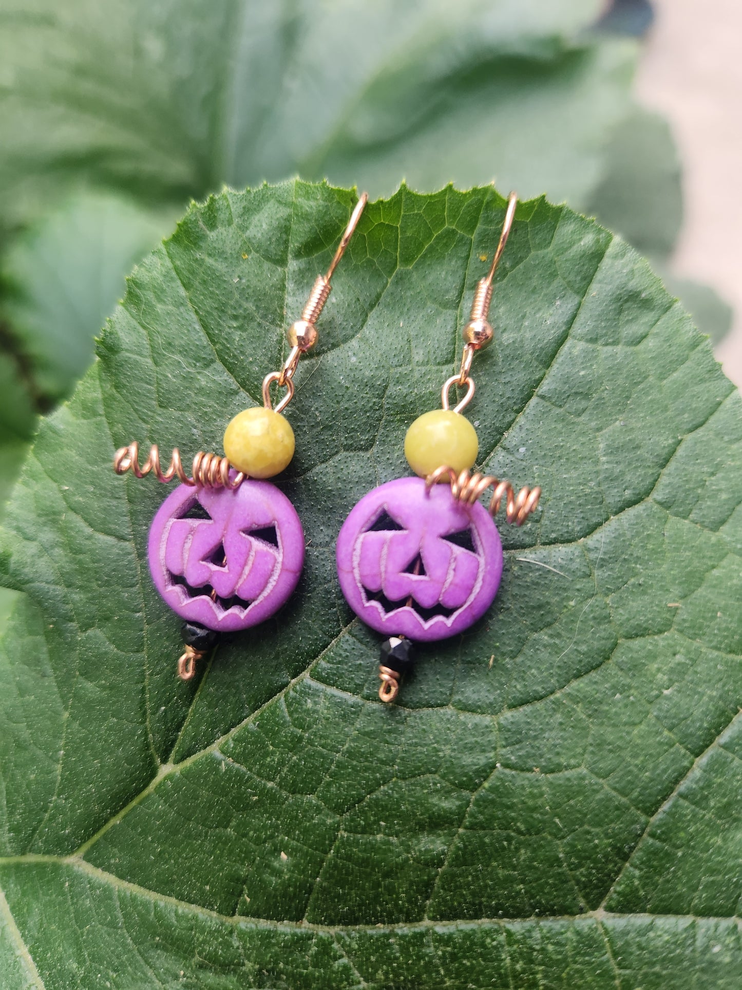 Healing/Protective Pumpkin Earrings