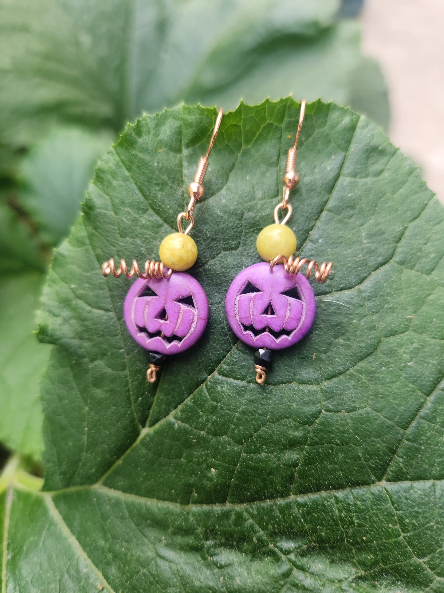 Healing/Protective Pumpkin Earrings