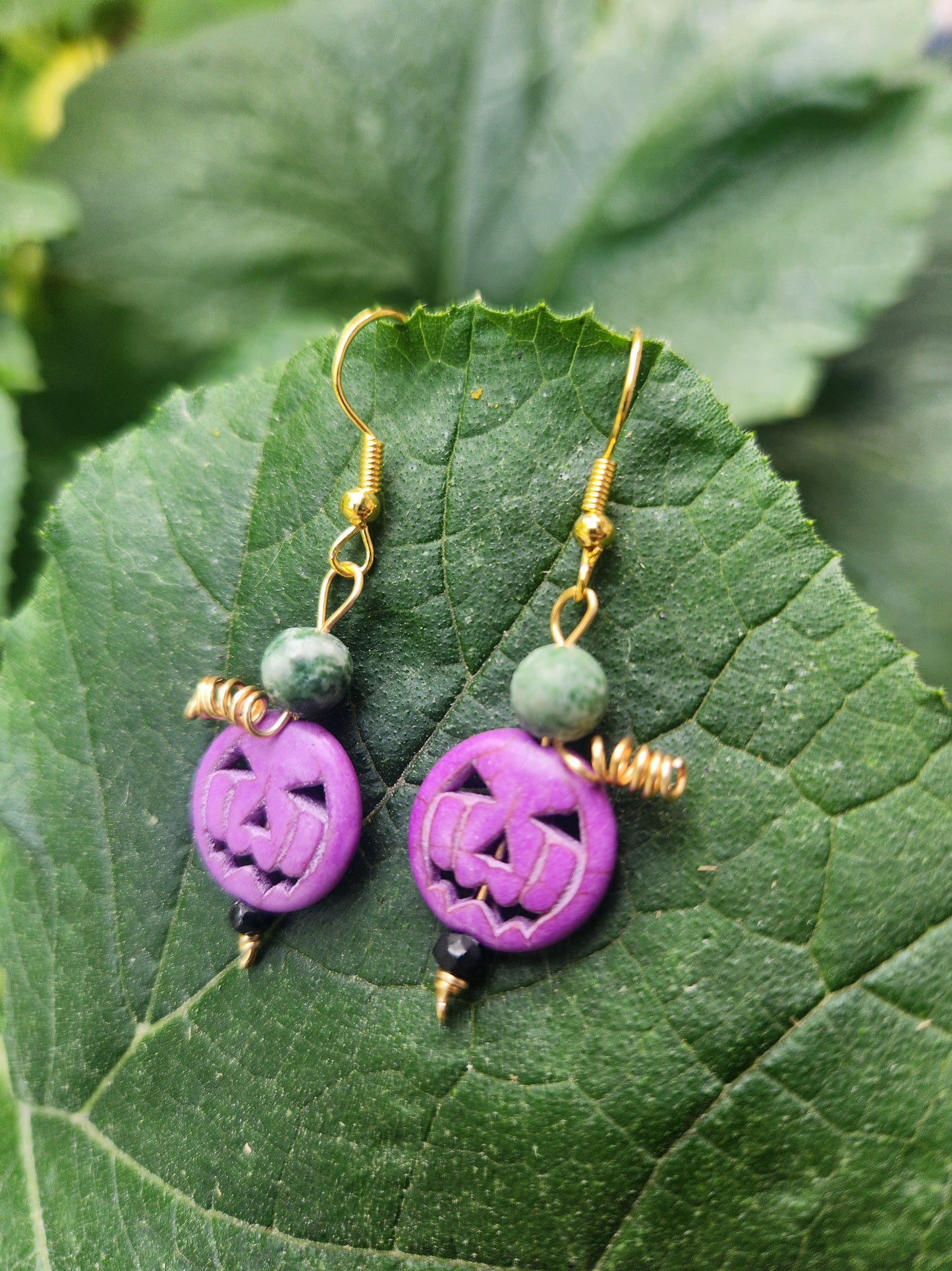 Healing/Protective Pumpkin Earrings