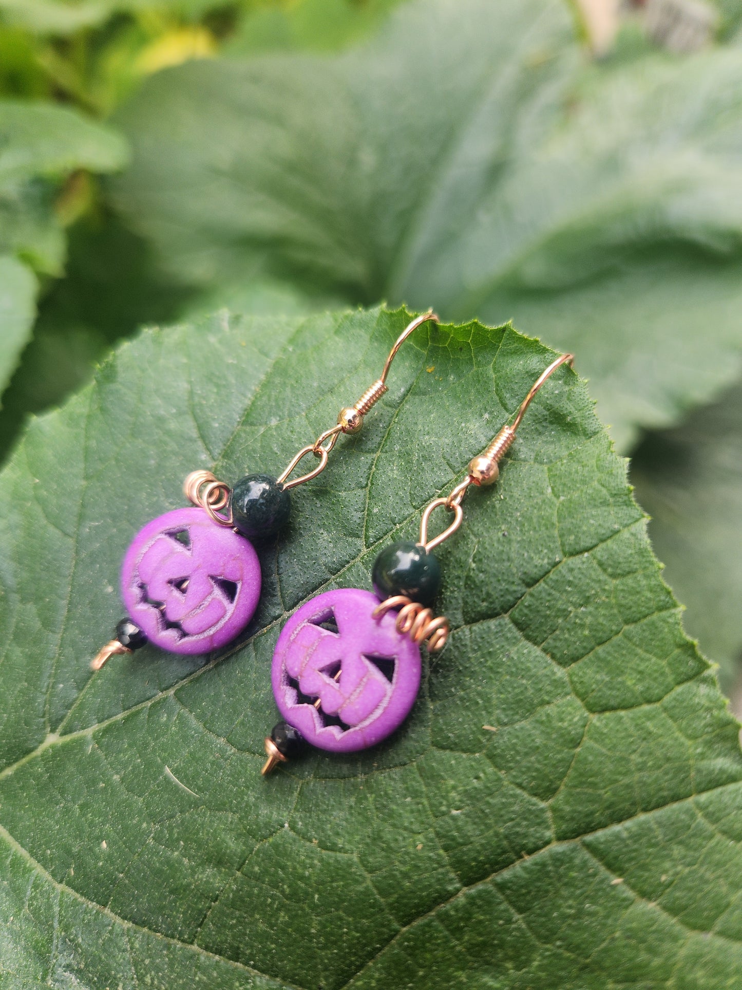 Healing/Protective Pumpkin Earrings