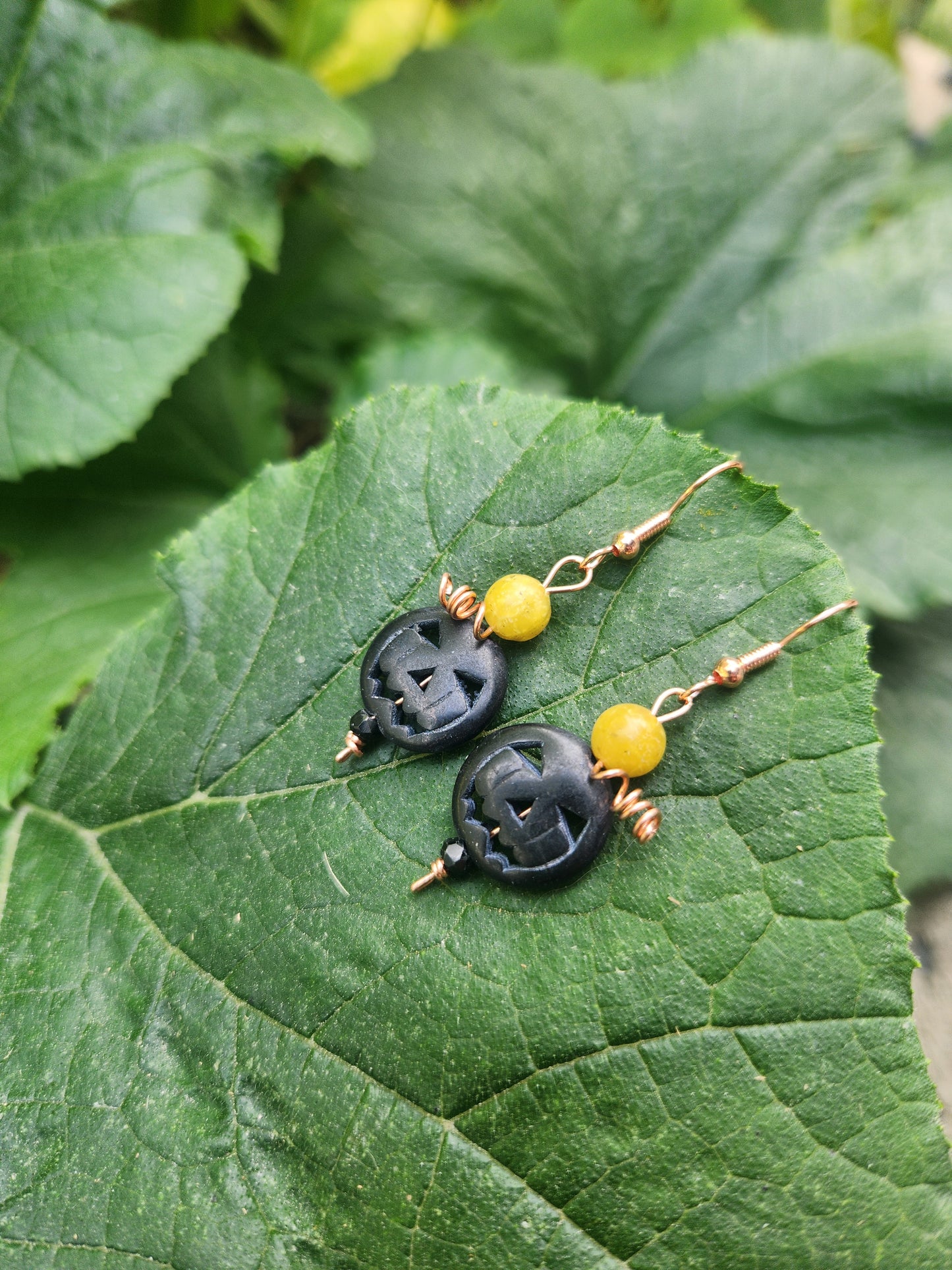 Healing/Protective Pumpkin Earrings