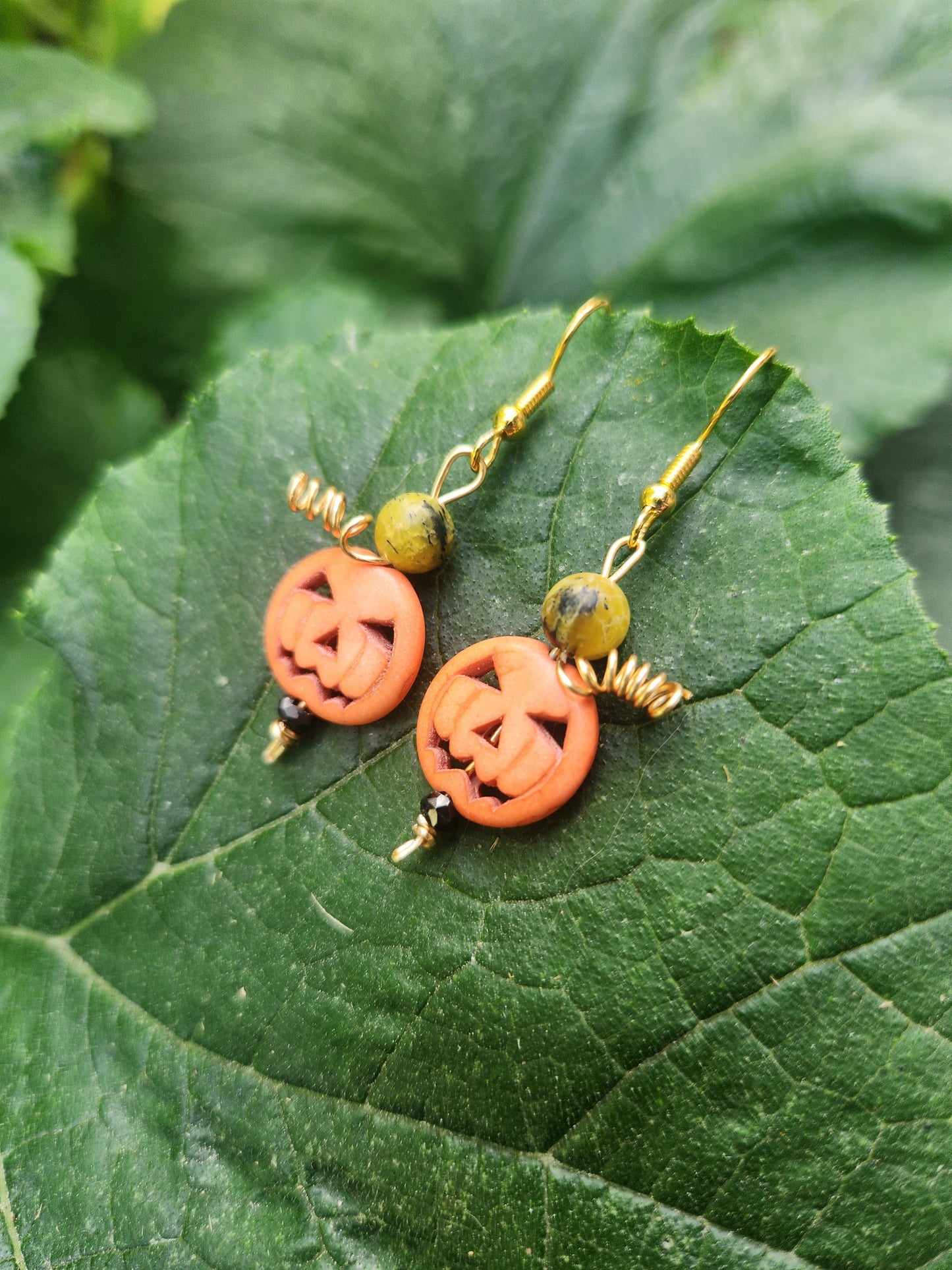 Healing/Protective Pumpkin Earrings
