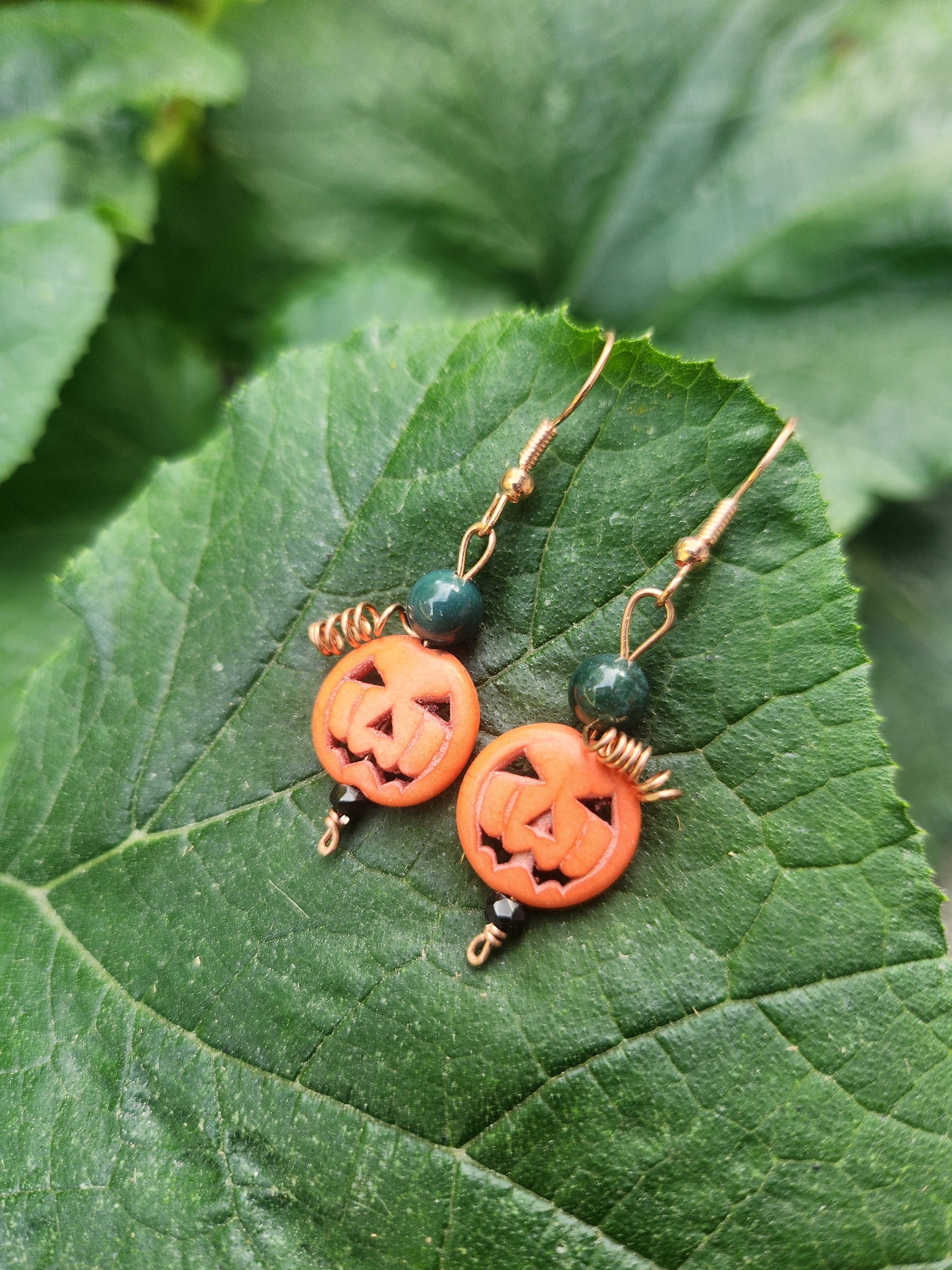 Healing/Protective Pumpkin Earrings