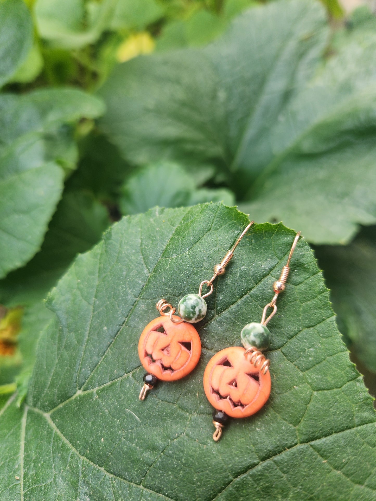 Healing/Protective Pumpkin Earrings