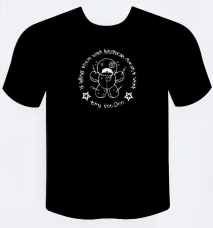 Occult & Witchy Graphic Tees — Unisex Black Shirts, Kawaii & Gothic Designs
