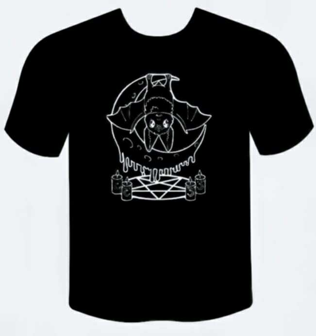 Occult & Witchy Graphic Tees — Unisex Black Shirts, Kawaii & Gothic Designs