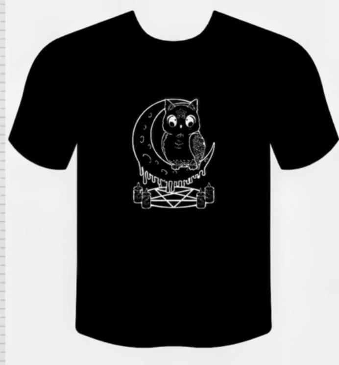 Occult & Witchy Graphic Tees — Unisex Black Shirts, Kawaii & Gothic Designs