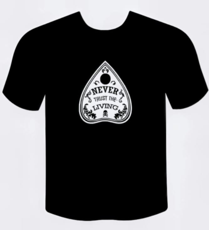 Occult & Witchy Graphic Tees — Unisex Black Shirts, Kawaii & Gothic Designs