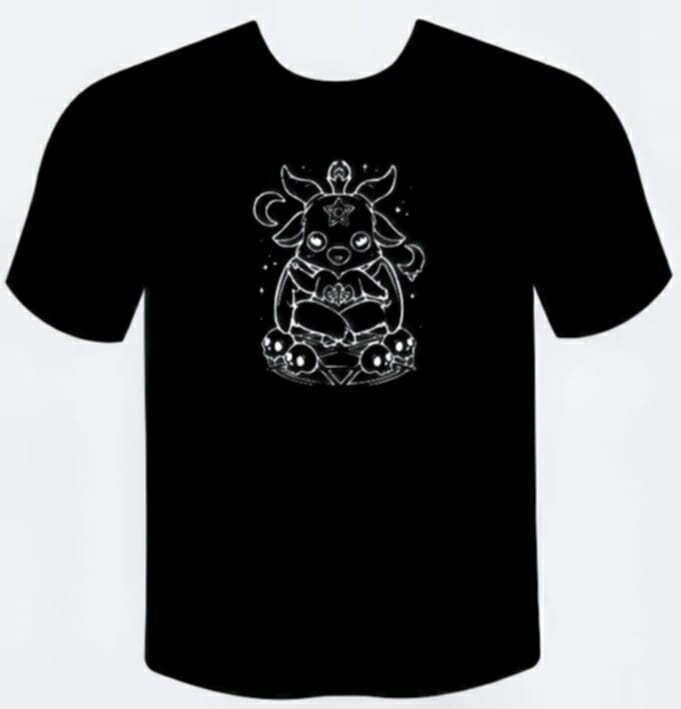 Occult & Witchy Graphic Tees — Unisex Black Shirts, Kawaii & Gothic Designs