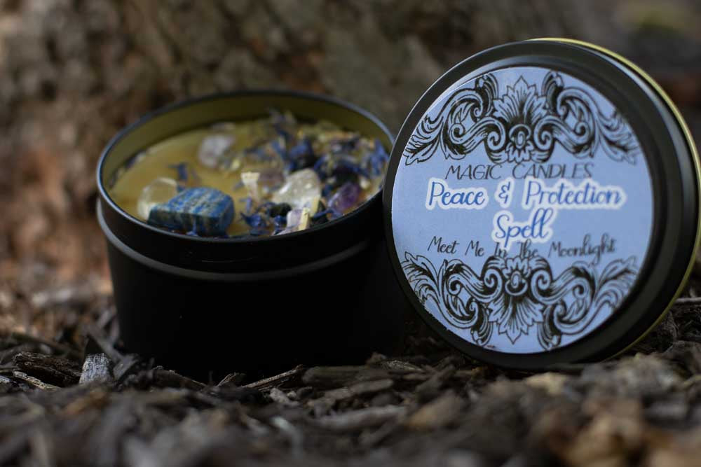 Peace and Protection Spell Candle