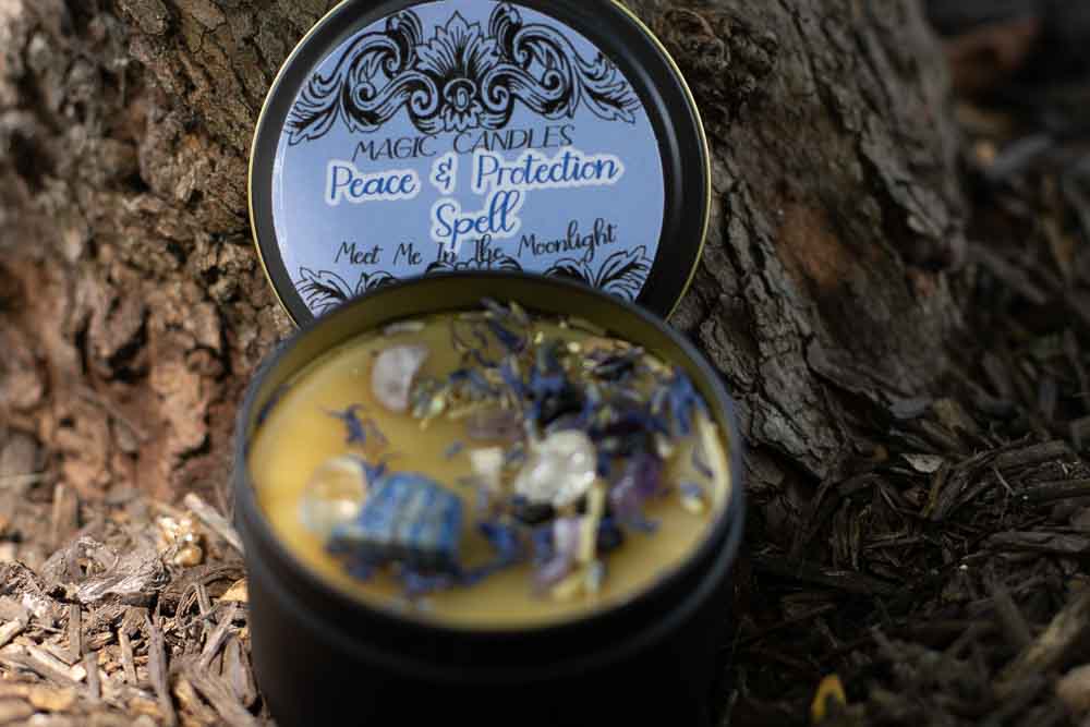 Peace and Protection Spell Candle