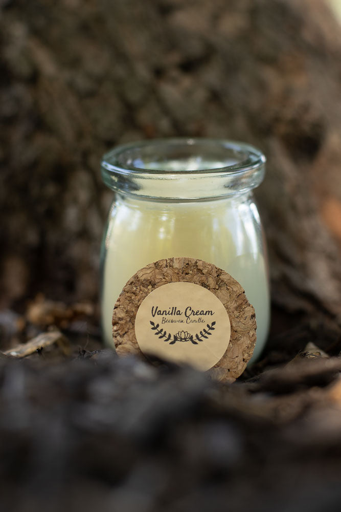 Vanilla Cream Beeswax Candle