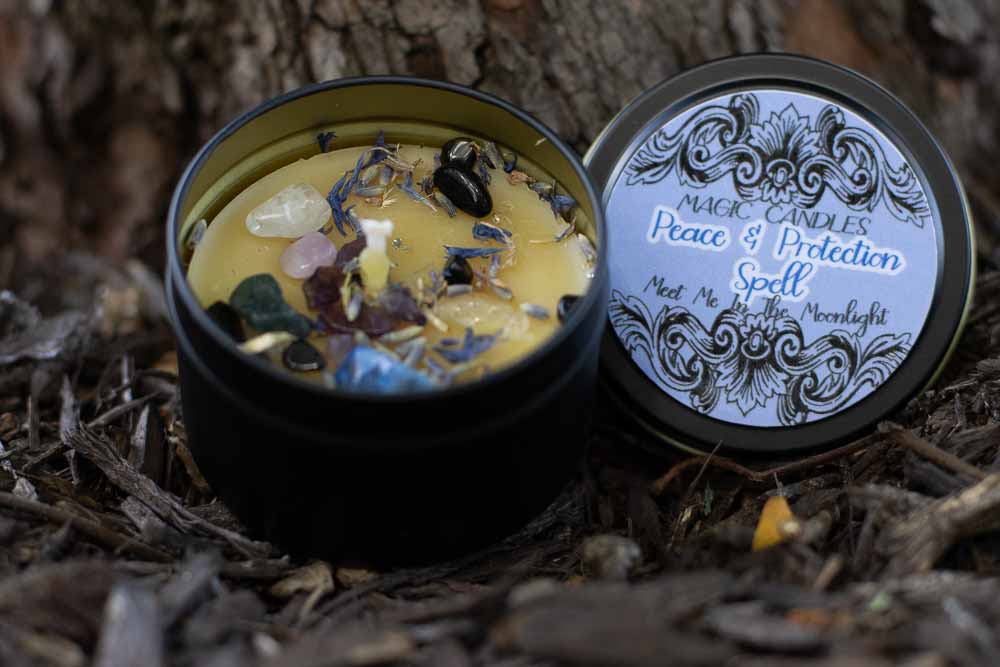 Peace and Protection Spell Candle