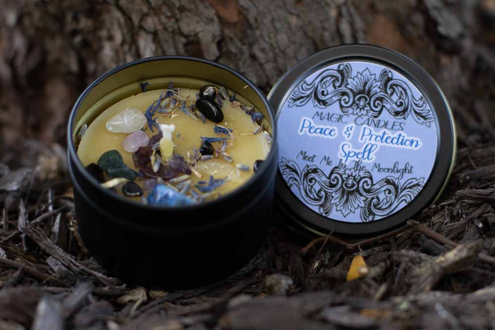 Peace and Protection Spell Candle