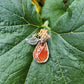 Golden Teardrop Pumpkin Pendant