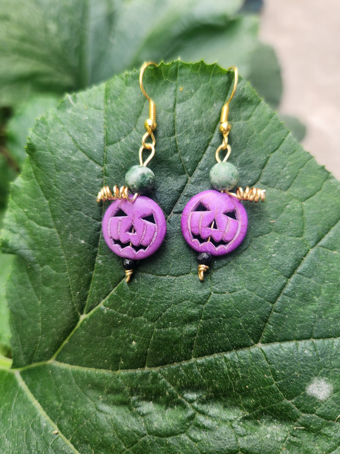 Healing/Protective Pumpkin Earrings