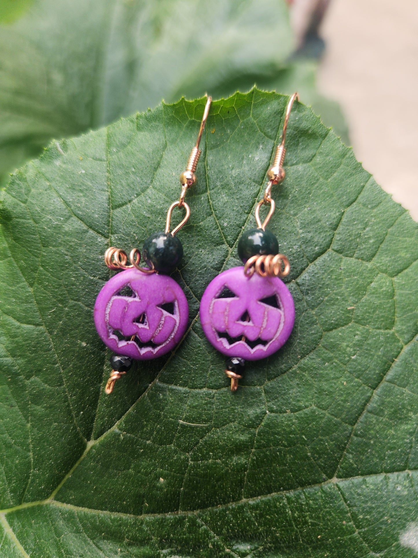 Healing/Protective Pumpkin Earrings
