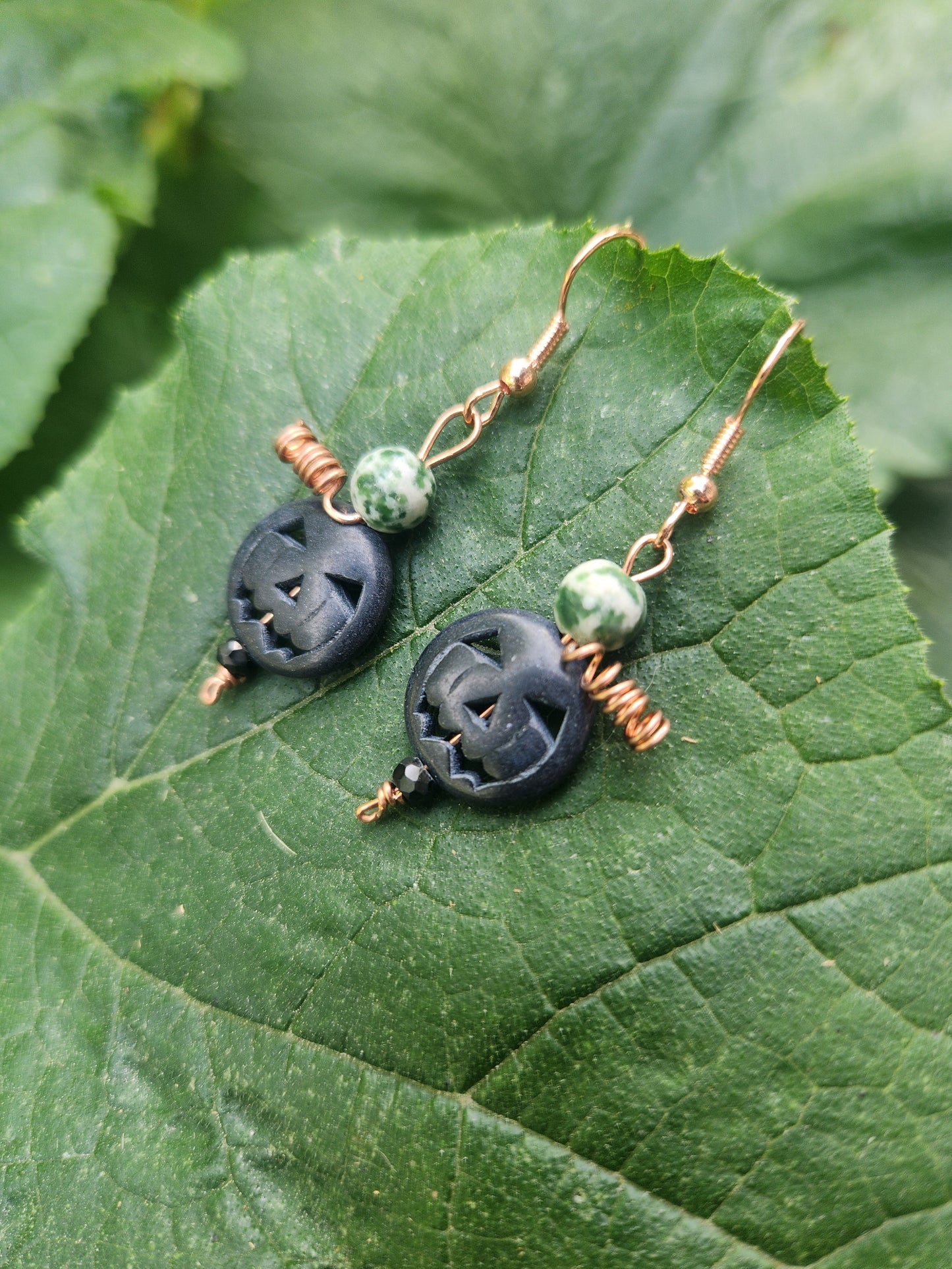 Healing/Protective Pumpkin Earrings