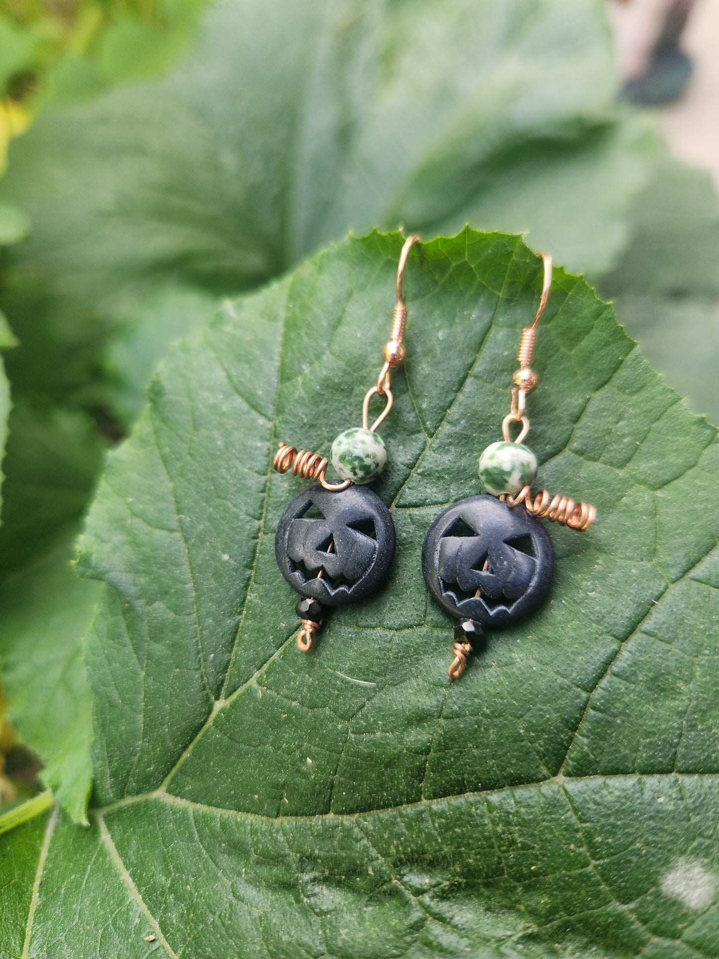 Healing/Protective Pumpkin Earrings