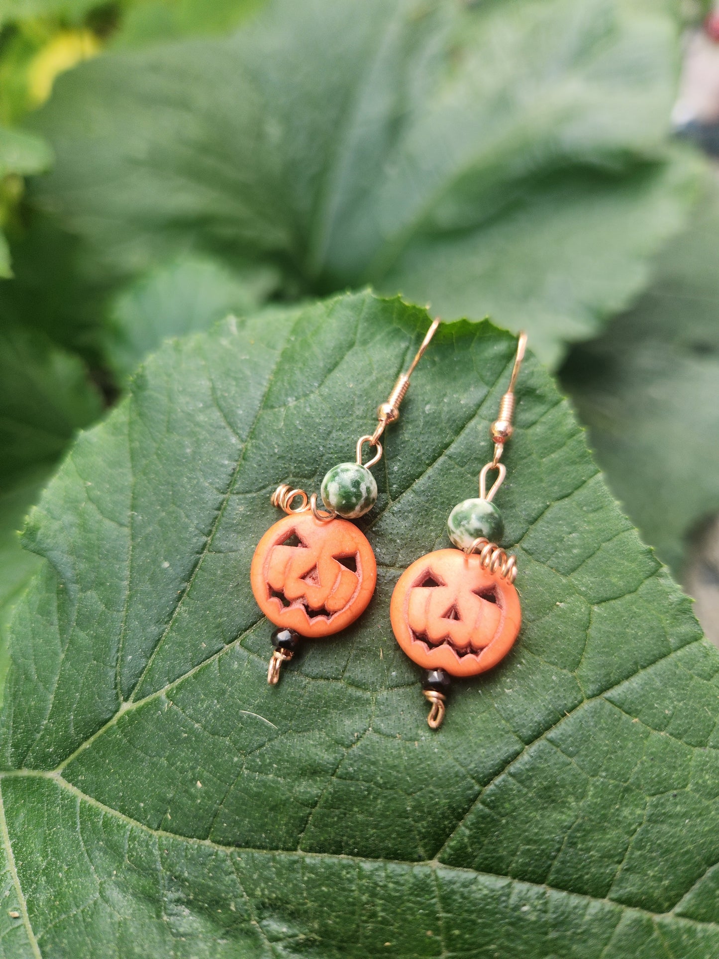 Healing/Protective Pumpkin Earrings
