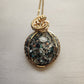Confetti Chrysocolla Malachite necklace ( Limited pendant piece)