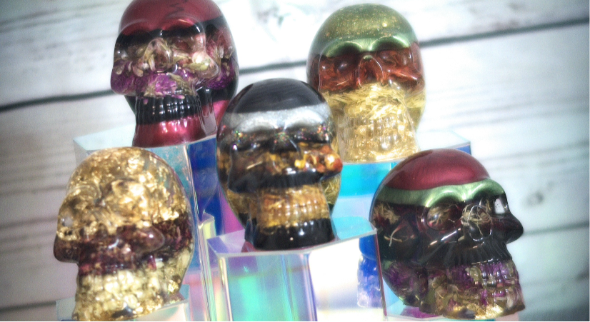 Decorative Resin Skulls
