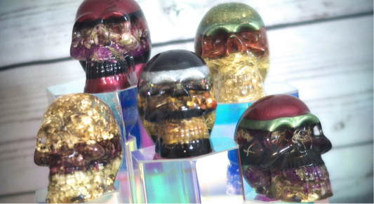Decorative Resin Skulls