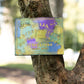 Resin Ouija Board Wall Hanging – Holographic Mystic Design